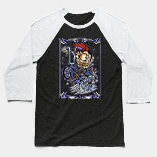 wheelie Monster bike Baseball T-Shirt